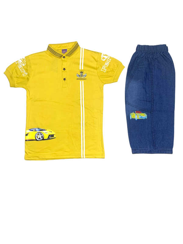 Boys’ Sportswear T-Shirt & Shorts PAIR [4 to 6 years]